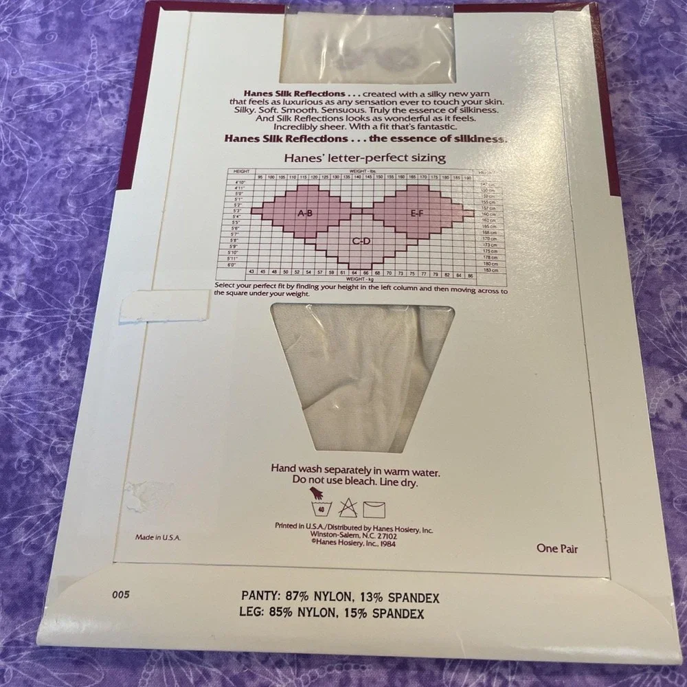 Hanes vintage silk